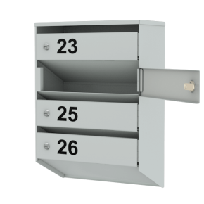 ящик почтовый на 4 квартиры базис лайт фото