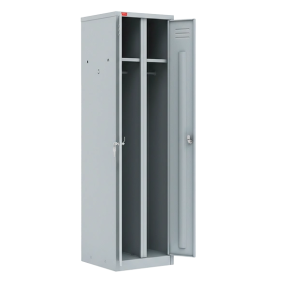 двухсекционный металлический шкаф для одежды шрм-ак/500 фото