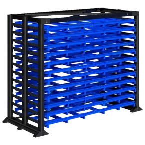 стеллаж с модульными кассетами 3100x3700x1700 фото