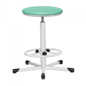 табурет на винтовой опоре т02 зеленый фото