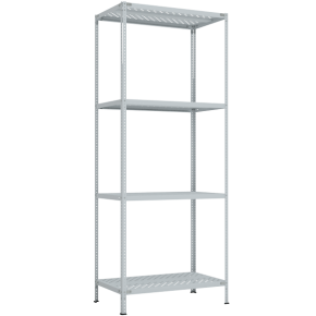 стеллаж с перфорированными полками 2500x1000x600 фото