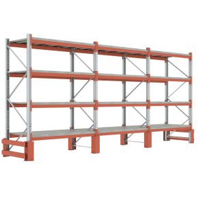 стеллаж паллетный 4000х8100х1100 фото