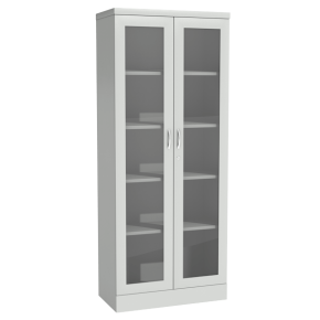 шкаф офисный архивный со стеклянными дверцами фото