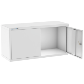 полка медицинская с металлическими дверцами пн-2 фото