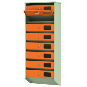 почтовый ящик на 8 квартир серия базис элит фото