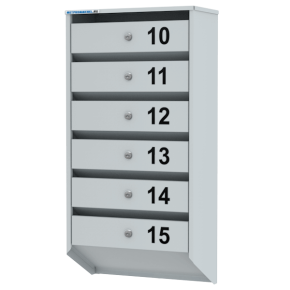 почтовый ящик на 6 ячеек базис фото