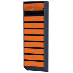 почтовый ящик 10-секционный серия базис премиум фото