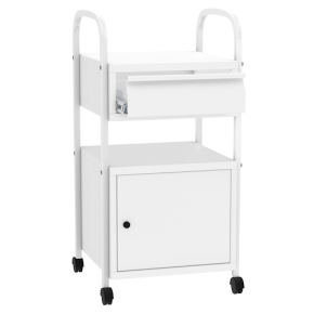 тумба прикроватная с выдвижным ящиком на металлокаркасе фото