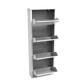 железный шкафчик для обуви на 4 ячейки фото