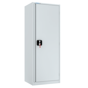 металлический шкаф для хранения хозяйственного инвентаря