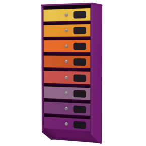 почтовый ящик на 8 квартир серия базис элит фото