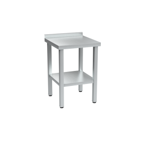 стол из нержавеющей стали с бортом 870x600x600 фото