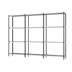 антистатический стеллаж ст-012 (2000x3000x400) прямые полки фото