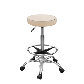 лабораторный табурет с мягким сиденьем т11-в кремовый фото
