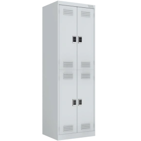 шкаф для одежды четырехсекционный сварной с электронным замком фото