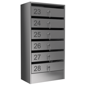 почтовый ящик 6-секционный серия эталон премиум фото