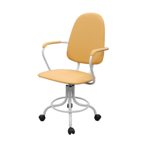 офисное кресло на колесных опорах фото