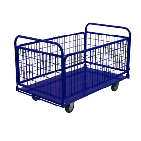 тележка со складной ручкой и сетчатыми бортами тсрс 5 фото