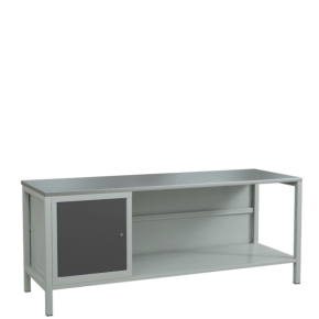 верстак 2000 с тумбой с распашной дверцей и полкой фото