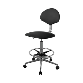 кресло высокое медицинское кр12-в (обивка) черное фото