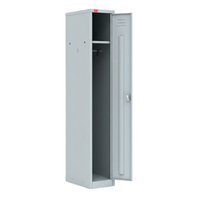 односекционный металлический шкаф для одежды шрм-11/400 фото