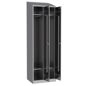 шкаф для одежды из нержавейки 2000x600x500 фото