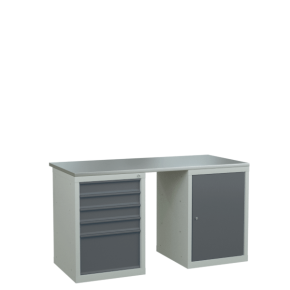 верстак 1500 с 2 тумбами фото