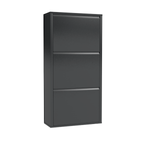 шкаф металлический для обуви с откидными полками фото