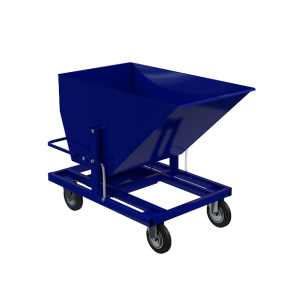 контейнер-тележка под металлическую стружку опрокидывающийся тпс 1235x750x1055 фото