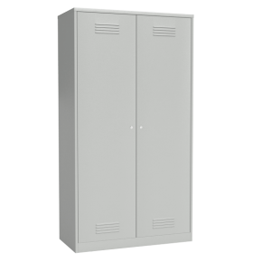 шкаф для одежды в раздевалку на 2 отделения фото