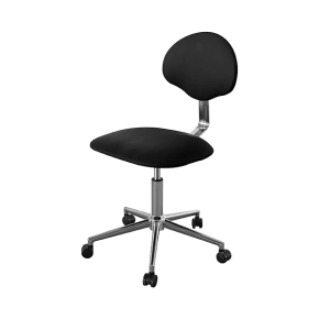 кресло для медицинских учреждений кр12 (обивка) черное фото