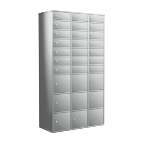 шкаф абонентский металлический 30 ячеек фото