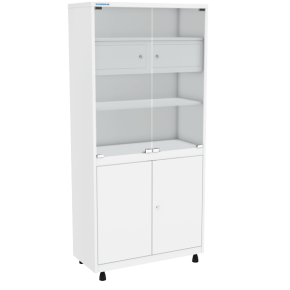 Медицинский шкаф ШМС-2 с трейзером 