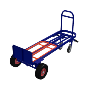 тележка-трансформер тгу 200 для склада с откидной лопатой фото