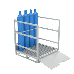 контейнер (палета) для 16 кислородных газовых баллонов фото