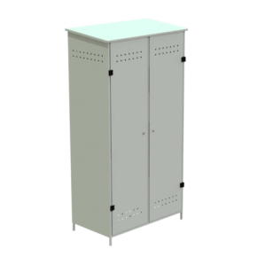 шкаф для 2 кислородных баллонов 2000х1000х570 фото