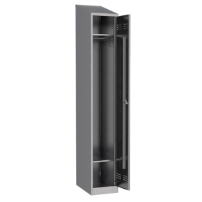 шкаф для одежды из нержавейки 2000x300x500 фото