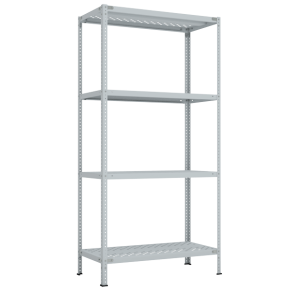 стеллаж с перфорированными полками 2000x1000x500 фото