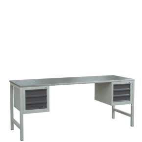 верстак 2000 с 2 подвесными тумбами с 3 ящиками фото