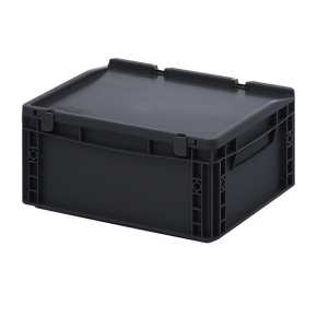 евроконтейнер esd с крышкой на шарнире 185x300x400 фото