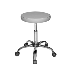 табурет медицинский на газ лифте и колесах т11 светло-серый фото
