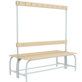 скамья для спортивных раздевалок двухсторонняя фото