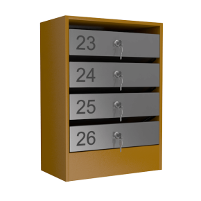 почтовый ящик 4-секционный серия эталон фото