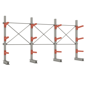 стеллаж консольный односторонний ст 062 2500х8410х670 фото
