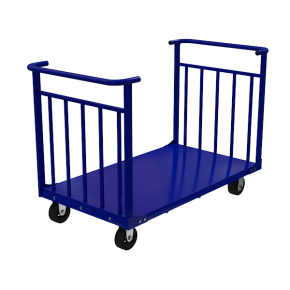 тележка платформенная усиленная тпуд 5 черная резина фото