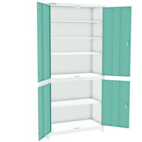 шкаф медицинский двустворчатый шмм-2-ц с мастер-системой фото