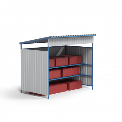 Контейнерные площадки для отработанных ламп