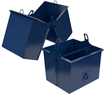 Распашные контейнеры для производственных отходов
