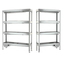 Стеллажи из нержавейки для кухни