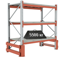 Стеллажи паллетные (фронтальные)